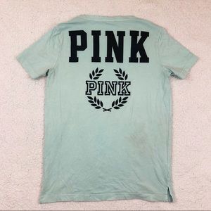 PINK by VS Mint V-Neck Graphic Tee
